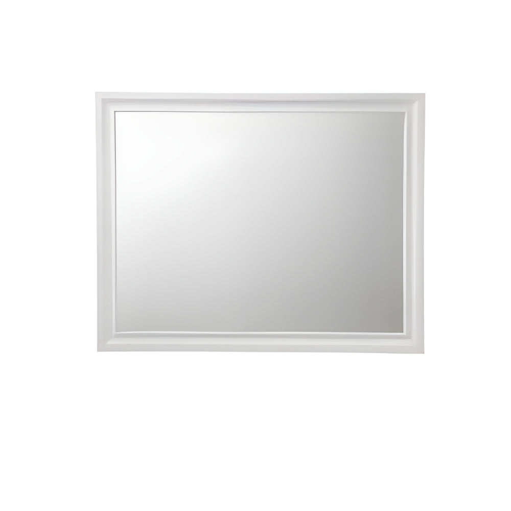 36" White Dresser Mirror - Homeroots - Flyclothing LLC