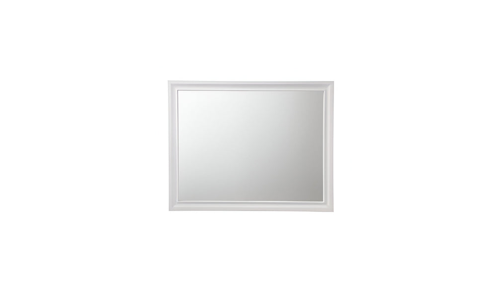 36" White Dresser Mirror - Homeroots - Flyclothing LLC