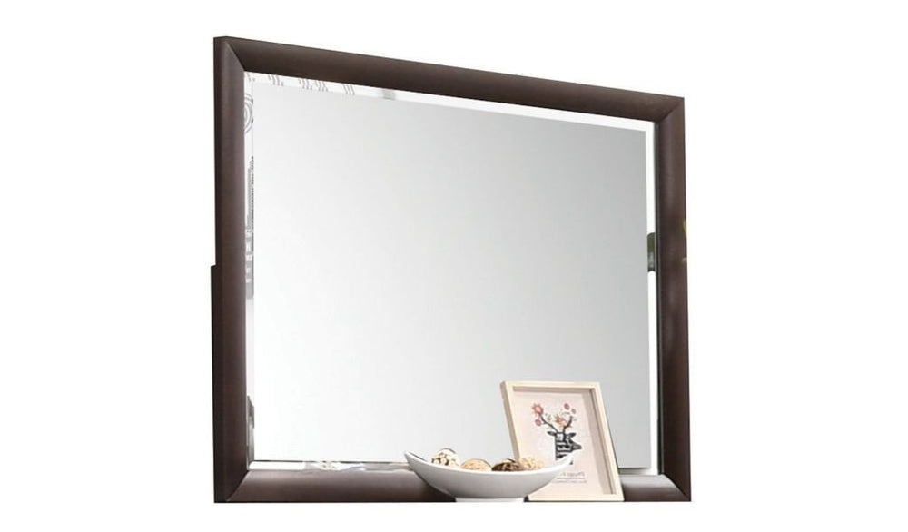 36" Dark Merlot Dresser Mirror - Homeroots - Flyclothing LLC