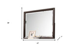 36" Dark Merlot Dresser Mirror - Homeroots - Flyclothing LLC