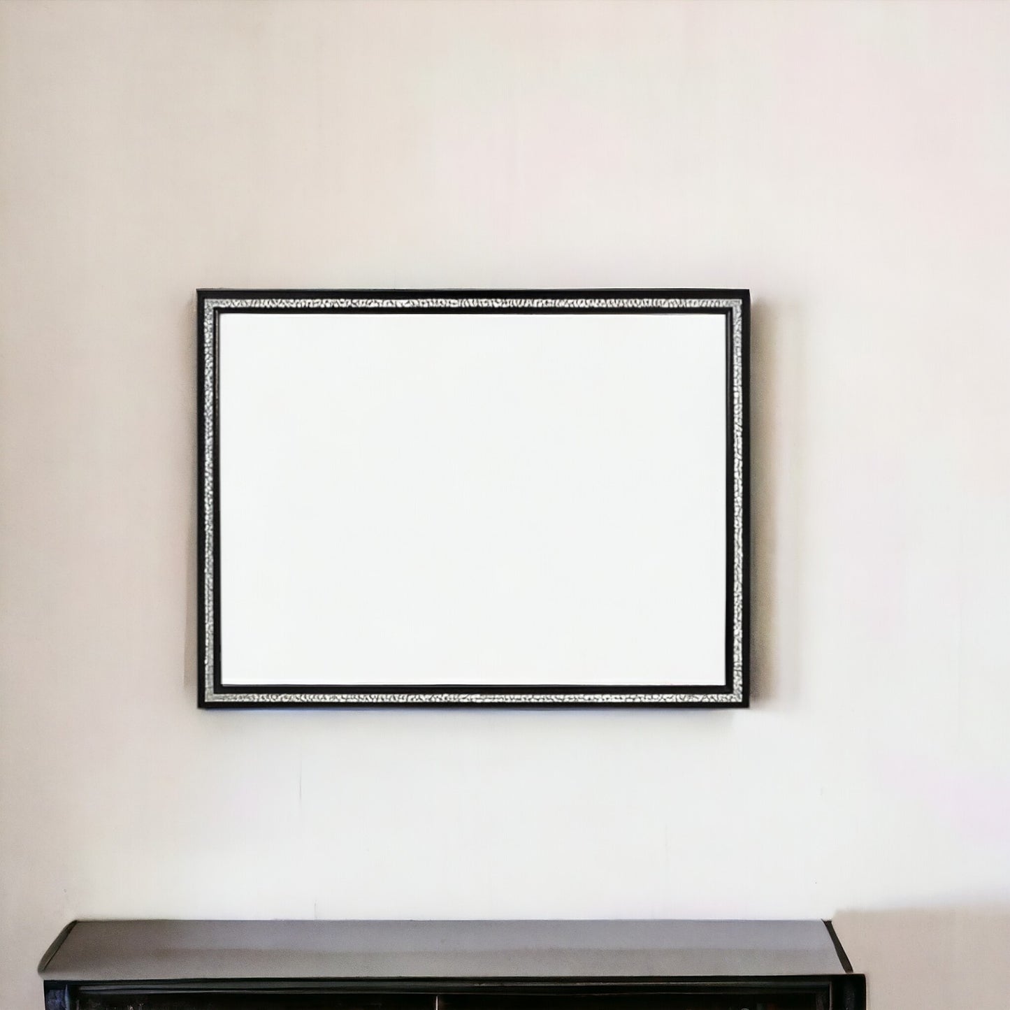 35" Weathered Black Dresser Mirror - Homeroots - Flyclothing LLC