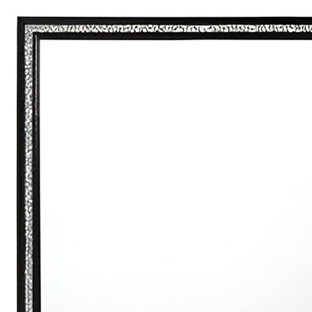 35" Weathered Black Dresser Mirror - Homeroots - Flyclothing LLC