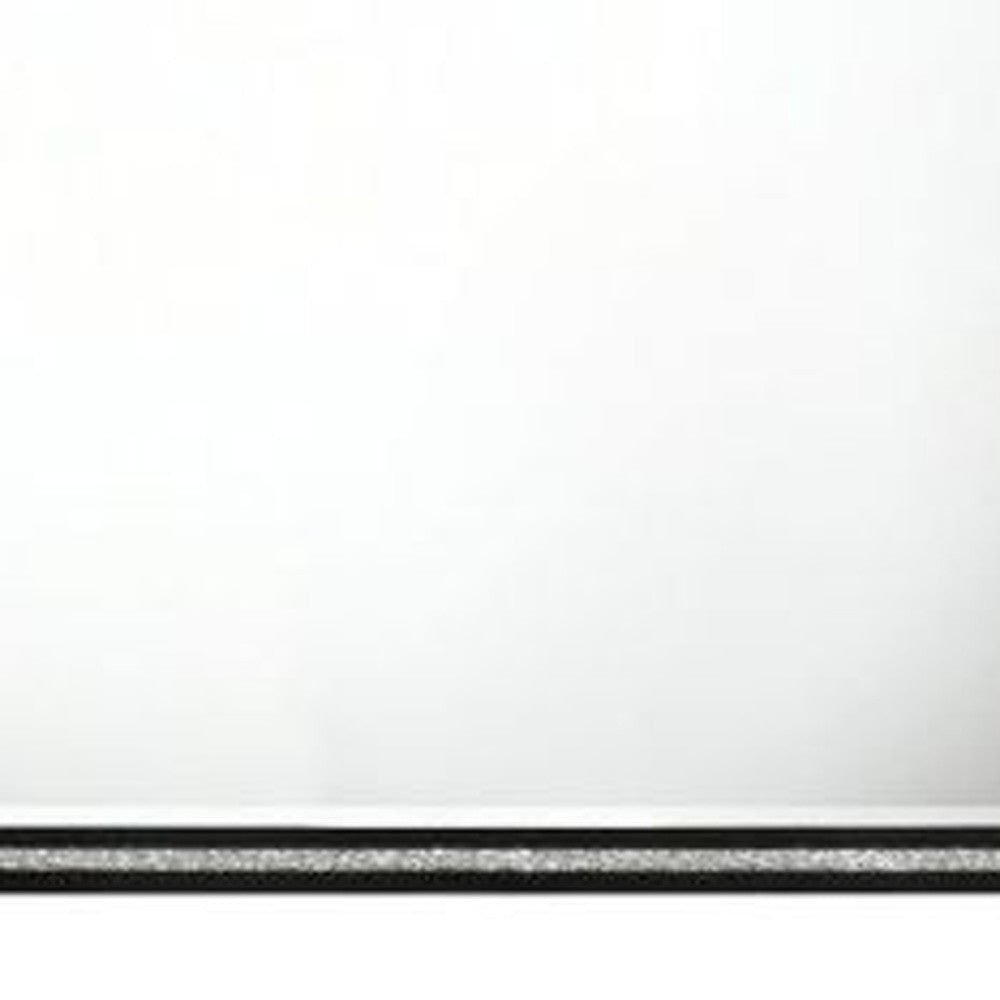 35" Weathered Black Dresser Mirror - Homeroots - Flyclothing LLC