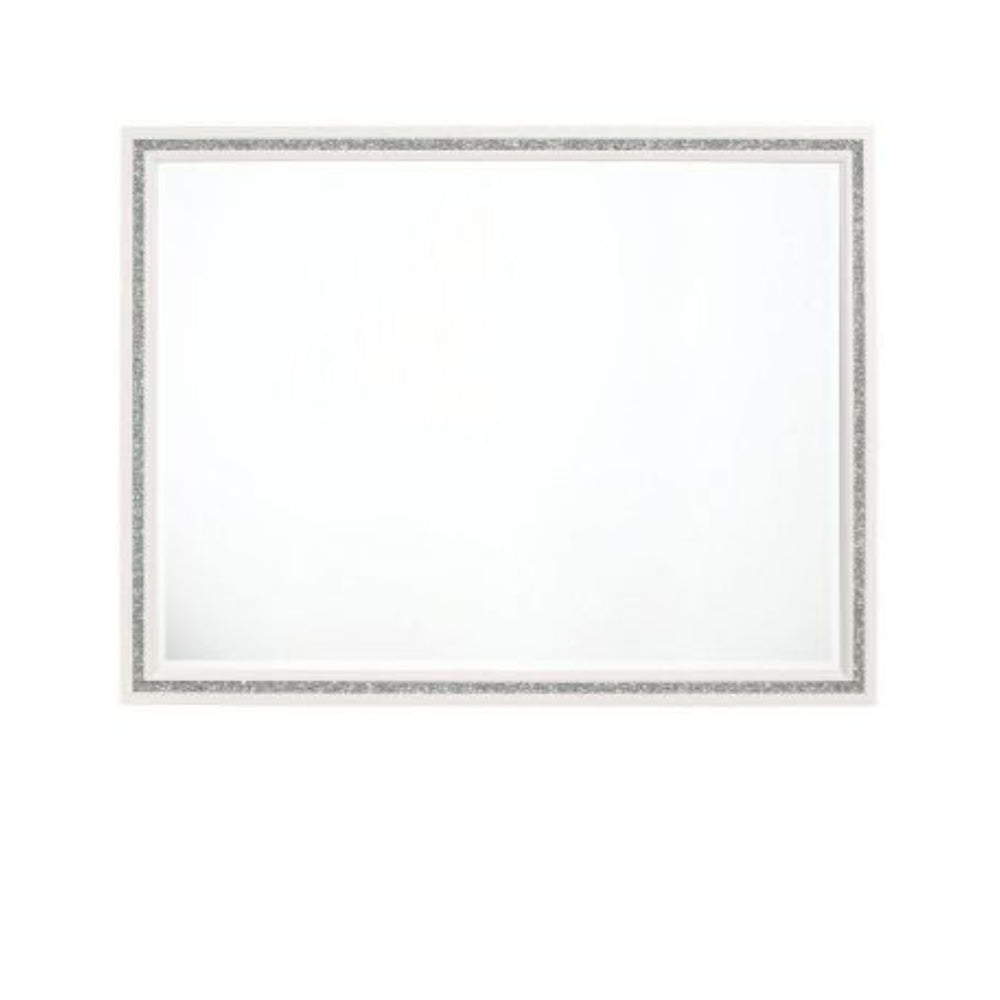 35" White Finish Dresser Mirror - Homeroots - Flyclothing LLC