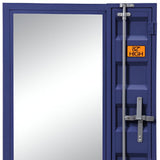 32" Blue Finish Dresser Mirror - Homeroots - Flyclothing LLC