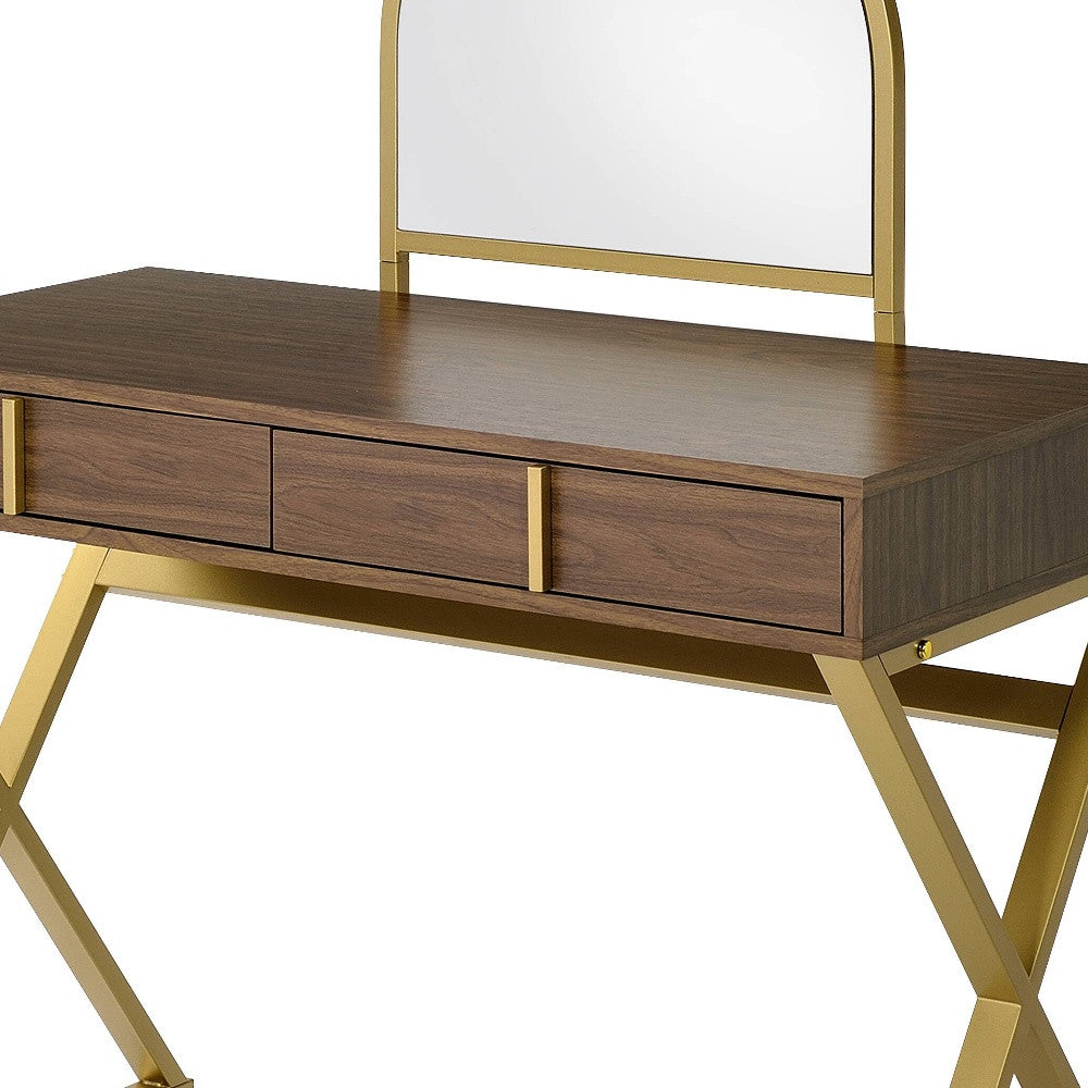 42" Vanity Table with Mirror - Homeroots - Flyclothing LLC