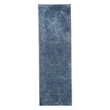 8' Blue Shag Stain Resistant Runner Rug - Homeroots