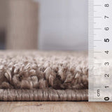 8' Taupe Tufted Handmade Stain Resistant Runner Rug - Homeroots - Flyclothing LLC