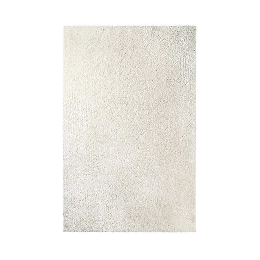 4' X 6' Ivory Shag Stain Resistant Area Rug - Homeroots - Flyclothing LLC