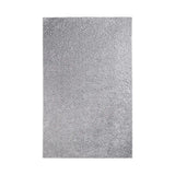 4' X 6' Silver Shag Stain Resistant Area Rug - Homeroots - Flyclothing LLC