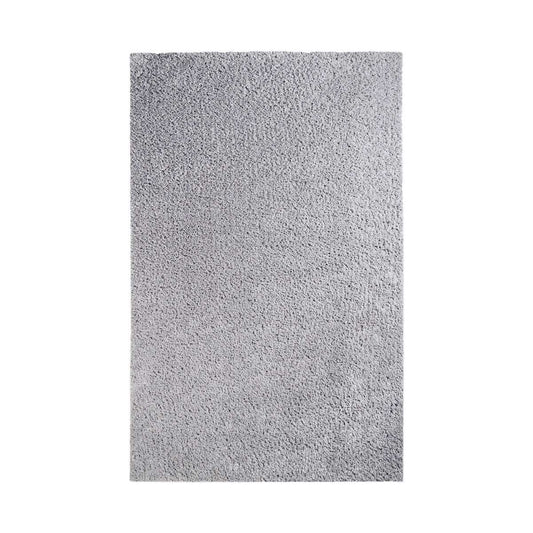 4' X 6' Silver Shag Stain Resistant Area Rug - Homeroots - Flyclothing LLC