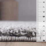 4' X 6' Silver Shag Stain Resistant Area Rug - Homeroots - Flyclothing LLC
