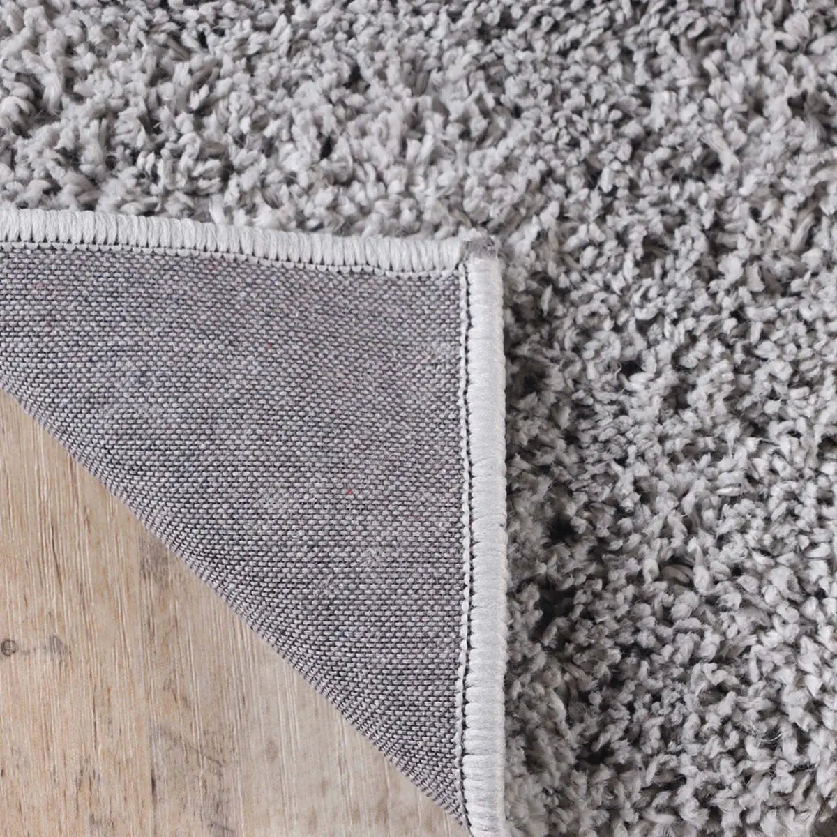 4' X 6' Silver Shag Stain Resistant Area Rug - Homeroots - Flyclothing LLC