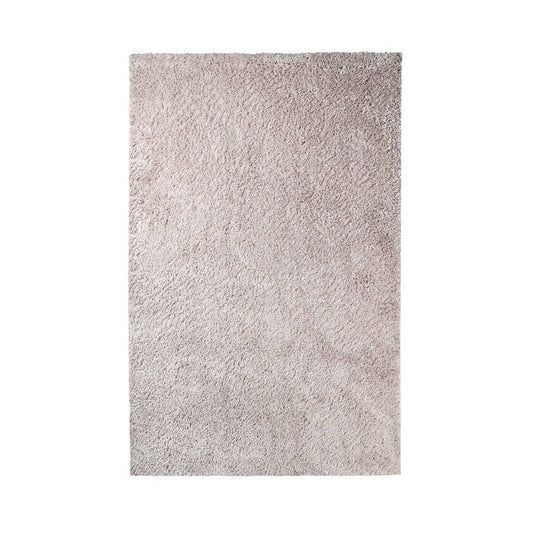 5' X 8' Beige Shag Stain Resistant Area Rug - Homeroots - Flyclothing LLC