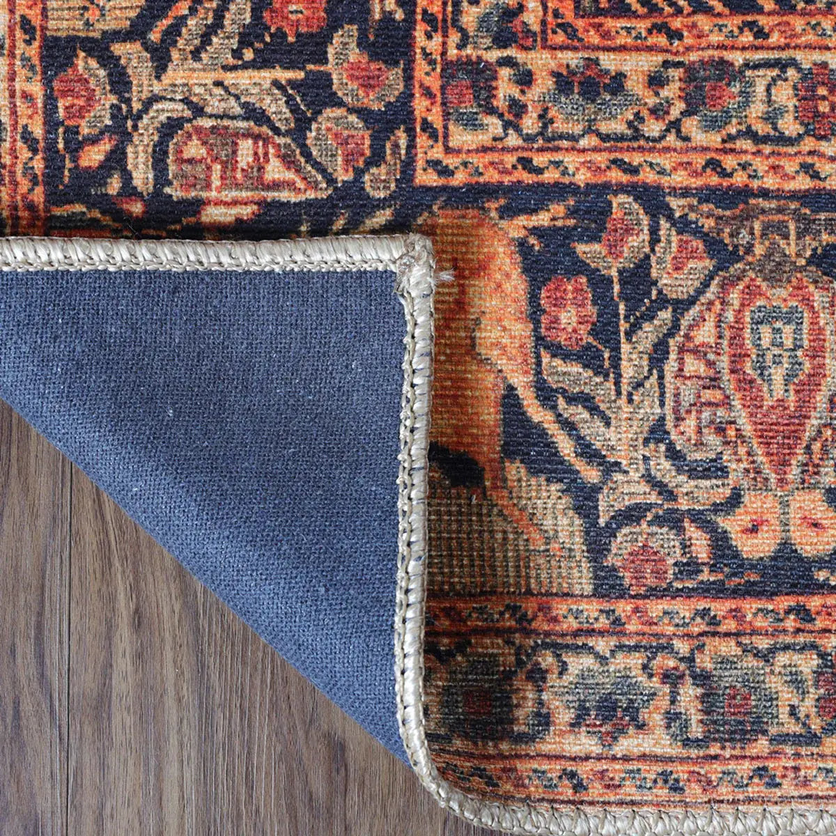 8' Brown Medallion Power Loom Runner Rug - Homeroots - Flyclothing LLC