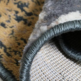 5' X 8' Beige And Gray Floral Power Loom Distressed Stain Resistant Area Rug - Homeroots - Flyclothing LLC