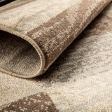 2' X 3' Slate Patchwork Power Loom Stain Resistant Area Rug - Homeroots