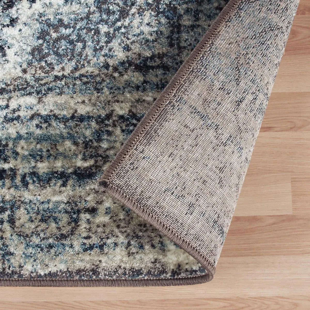 2' X 3' Taupe Abstract Power Loom Distressed Stain Resistant Area Rug - Homeroots - Flyclothing LLC