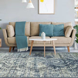 4' X 6' Taupe Abstract Power Loom Distressed Stain Resistant Area Rug - Homeroots - Flyclothing LLC