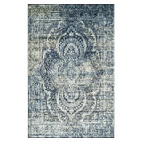 9' X 12' Taupe Abstract Power Loom Distressed Stain Resistant Area Rug - Homeroots