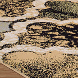 2' X 3' Multi Color Quatrefoil Power Loom Distressed Stain Resistant Area Rug - Homeroots - Flyclothing LLC