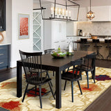 5' X 8' Beige Quatrefoil Power Loom Distressed Stain Resistant Area Rug - Homeroots - Flyclothing LLC