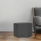 9" Gray Wood End Table - Homeroots - Flyclothing LLC
