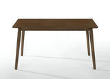 59" Brown Solid Wood Dining Table - Homeroots