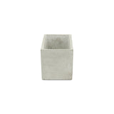 9" Light Gray Rustic Cement Indoor Outdoor Rectangular Pot Planter - Homeroots - Flyclothing LLC