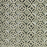 6" Gray Geometric Ceramic Indoor Outdoor Round Pot Planter - Homeroots - Flyclothing LLC