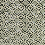 6" Gray Geometric Ceramic Indoor Outdoor Round Pot Planter - Homeroots - Flyclothing LLC