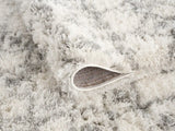 3' X 5' Gray and Ivory Southwestern Shag Power Loom Distressed Area Rug - Homeroots - Flyclothing LLC
