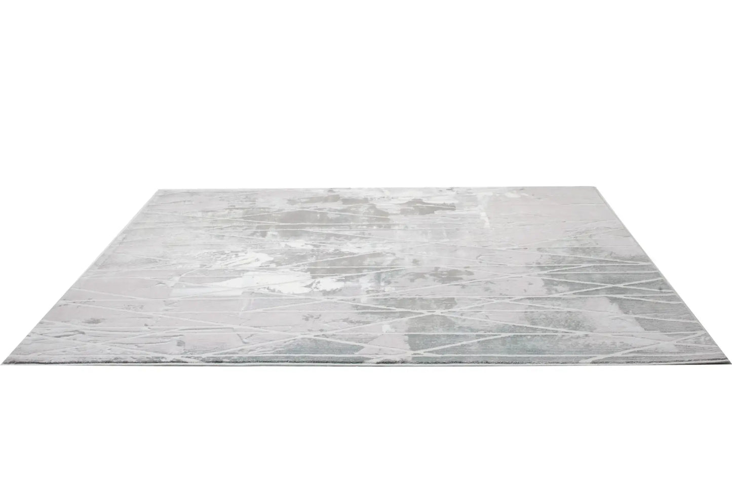 8' X 11' Blue Abstract Stain Resistant Area Rug - Homeroots - Flyclothing LLC