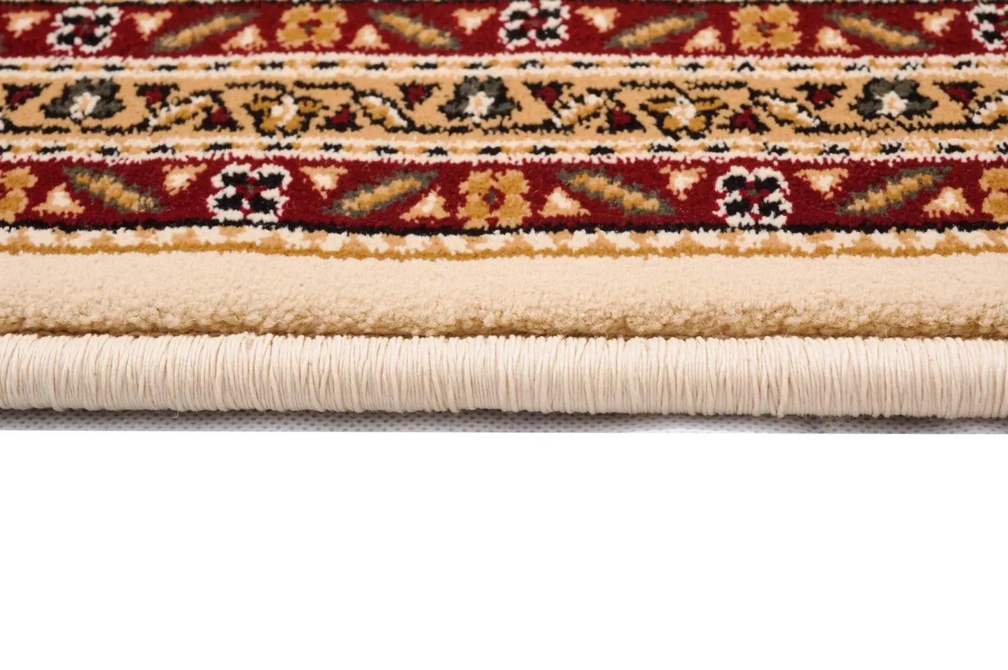 10' Runner Beige and Ivory Oriental Power Loom Runner Rug - Homeroots - Flyclothing LLC