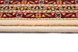 10' Runner Beige and Ivory Oriental Power Loom Runner Rug - Homeroots - Flyclothing LLC