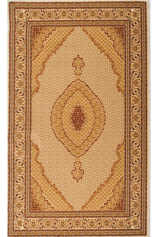 10' Runner Beige and Ivory Oriental Power Loom Runner Rug - Homeroots - Flyclothing LLC