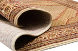 8' Runner Beige and Ivory Oriental Power Loom Runner Rug - Homeroots - Flyclothing LLC