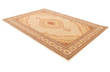 8' Runner Beige and Ivory Oriental Power Loom Runner Rug - Homeroots