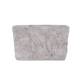 9" Gray Speckle Glaze Cement Indoor Outdoor Rectangular Pot Planter - Homeroots - Flyclothing LLC