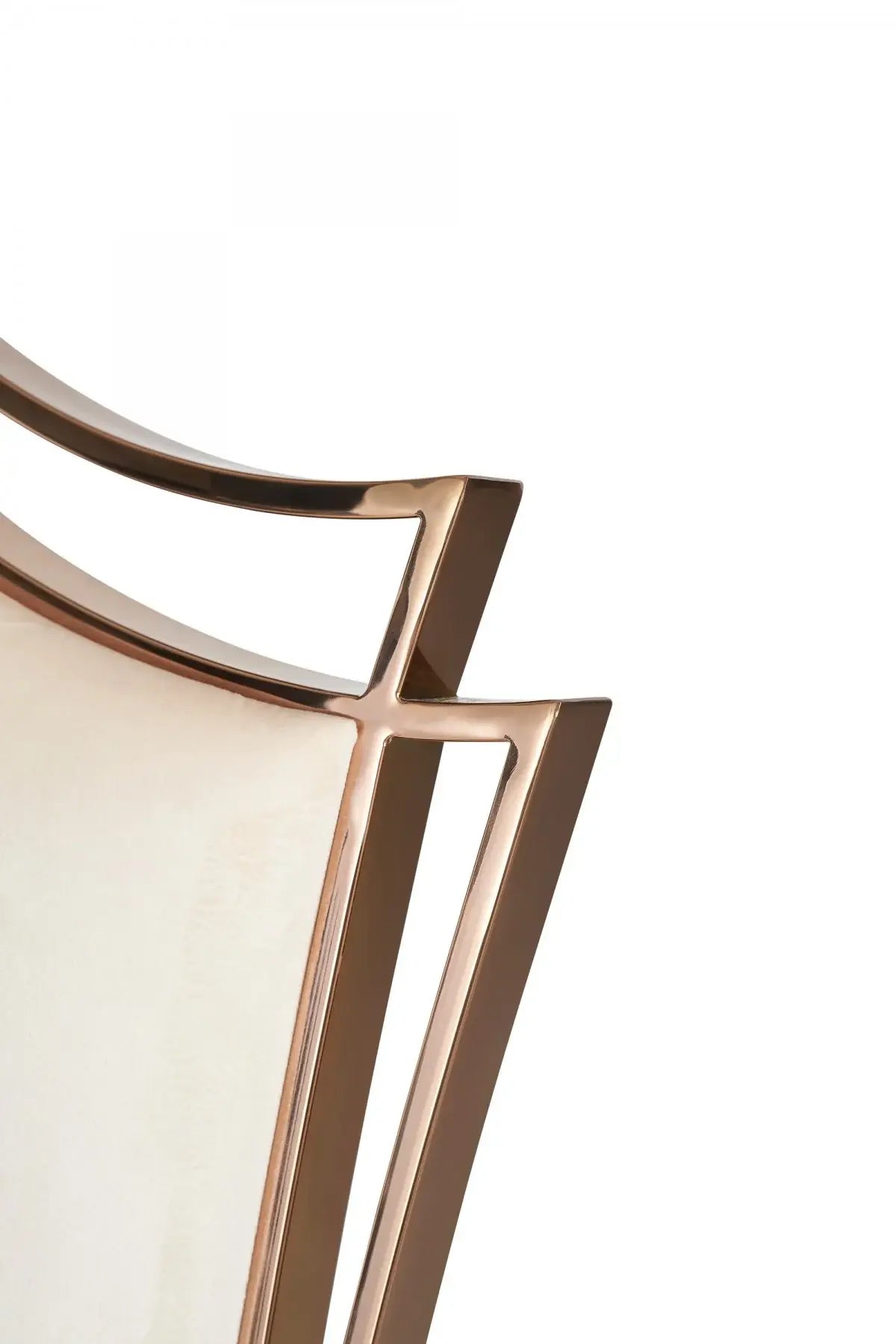 Set of Two Tufted Beige And Rose Gold Upholstered Velvet Dining Side Chairs - Homeroots - Flyclothing LLC