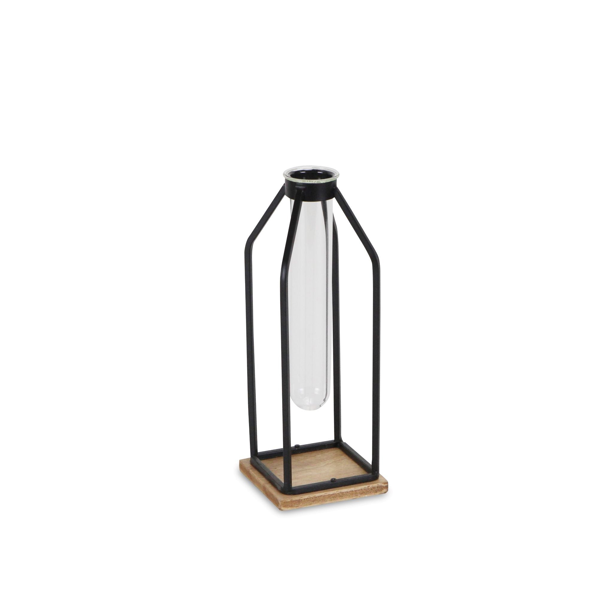 11" Black Glass Sculpture - Homeroots - Flyclothing LLC