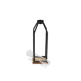 11" Black Glass Sculpture - Homeroots - Flyclothing LLC
