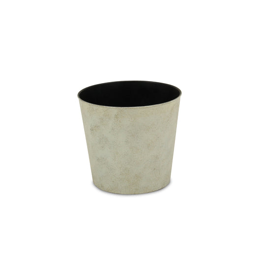 9" Gray Recycled Plastic Indoor Outdoor Round Nursery Pot