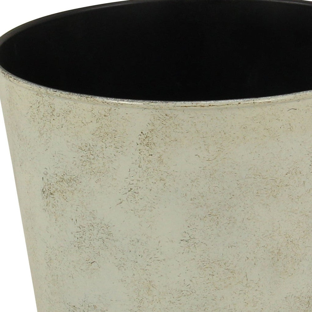 9" Gray Recycled Plastic Indoor Outdoor Round Nursery Pot - Homeroots - Flyclothing LLC