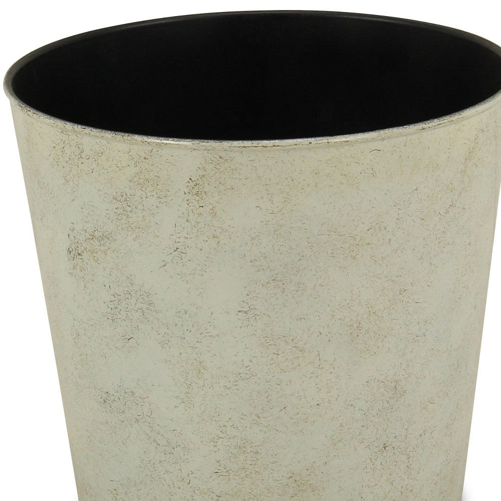 9" Gray Recycled Plastic Indoor Outdoor Round Nursery Pot - Homeroots - Flyclothing LLC