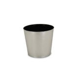 9" Silver Recycled Plastic Indoor Outdoor Round Nursery Pot - Homeroots - Flyclothing LLC