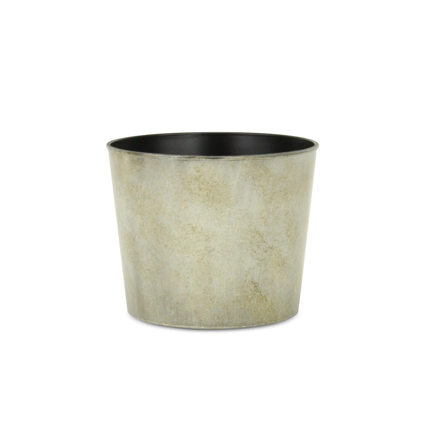 7" Gray Recycled Plastic Indoor Outdoor Round Nursery Pot - Homeroots - Flyclothing LLC