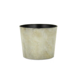 7" Gray Recycled Plastic Indoor Outdoor Round Nursery Pot - Homeroots - Flyclothing LLC