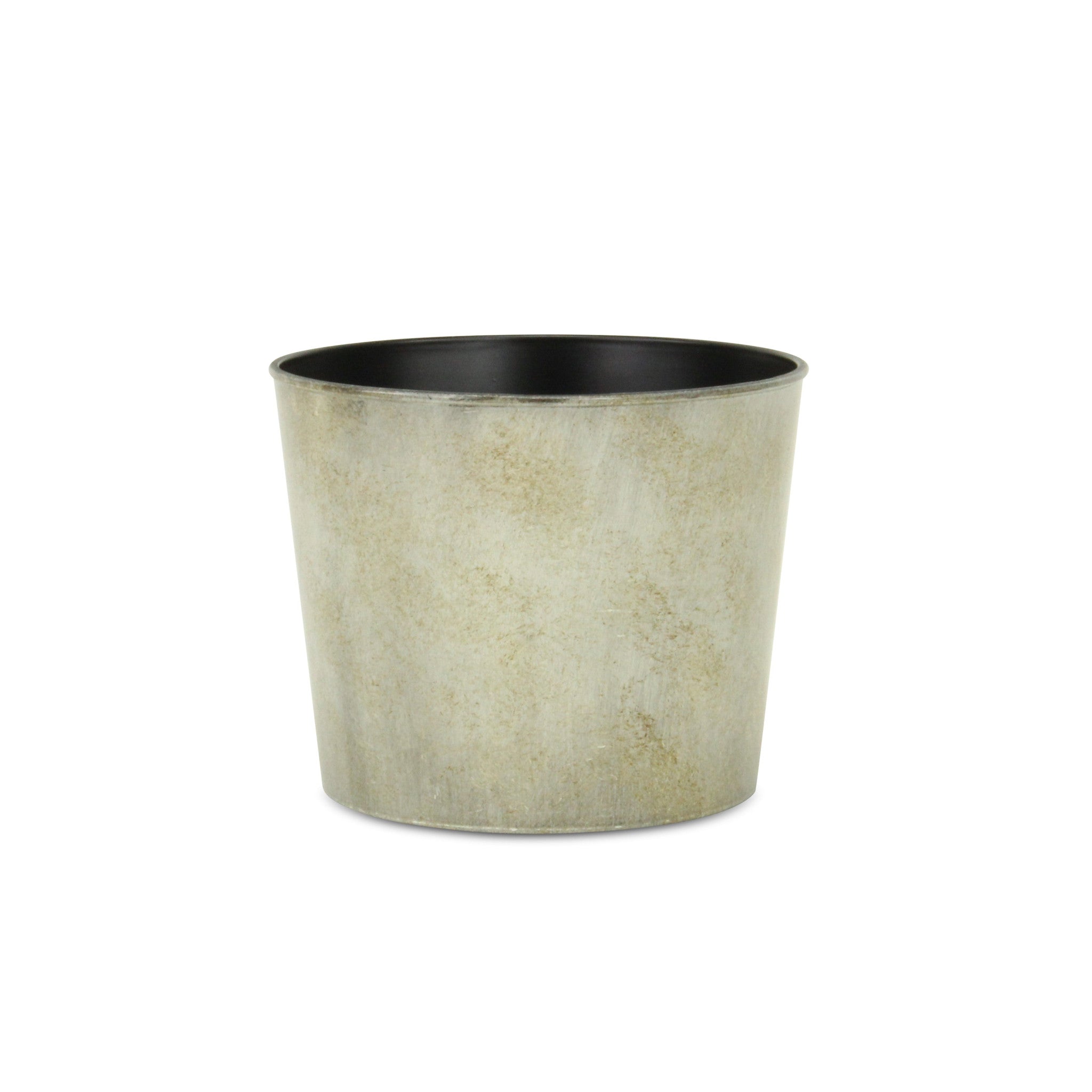 7" Gray Recycled Plastic Indoor Outdoor Round Nursery Pot - Homeroots - Flyclothing LLC