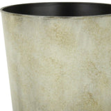 7" Gray Recycled Plastic Indoor Outdoor Round Nursery Pot - Homeroots